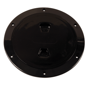 Beckson 6' Smooth Center Screw-Out Deck Plate - Black