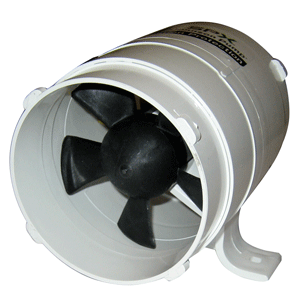Johnson Pump 4' In-Line Blower - 240CFM - 12V