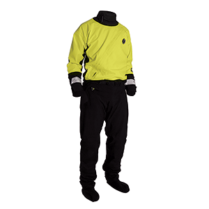 CLOSEOUT - Mustang Water Rescue Dry Suit - XL - Yellow/Black