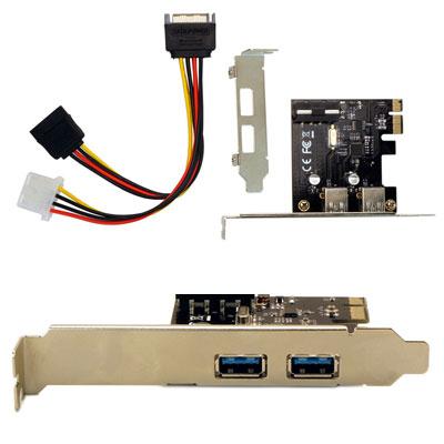 2 Port USB 3.0 PCIe SFF Intern