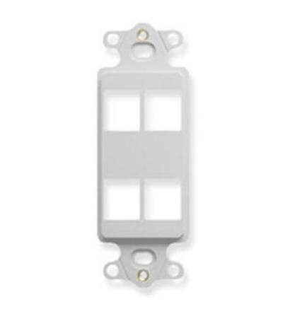 INSERT, DECOREX, HD, 4-PORT, WHITE