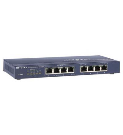 8 Port 10/100 Switch w/4 POE