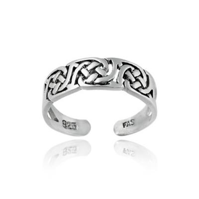 Sterling Silver Irish Celtic Knot Toe Ring