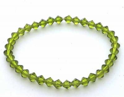 Olive Green Genuine Swarovski Elements Bracelet