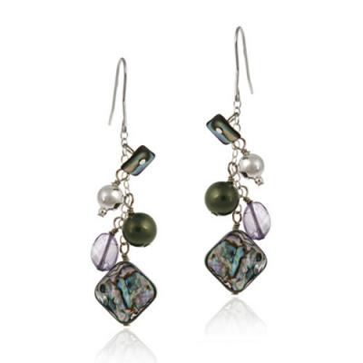 Sterling Silver Beads, Abalone, Swarovski Pearls & Amethyst Chips