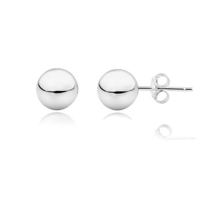 Sterling Silver 6mm Ball Stud Earrings