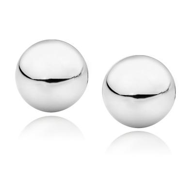 Sterling Silver 10mm Ball Stud Earrings