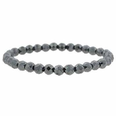 6mm Hematite Beads Stretch Bracelet