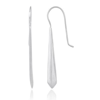 Sterling Silver Geometric Dangle Earrings