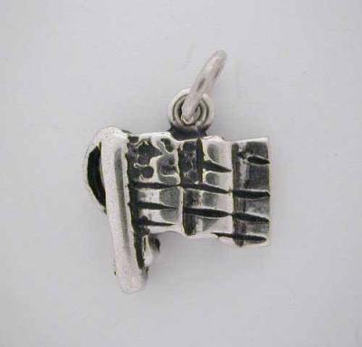 Silver American Waving * FLAG CHARM * USA