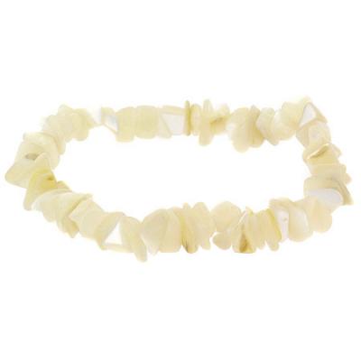 Mother of Pearl Chip Stretch Bracelet