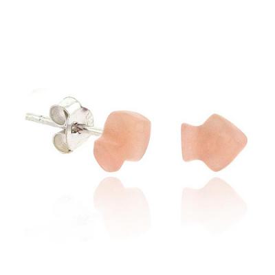 Sterling Silver Pink Arrow Mini Stud Earrings