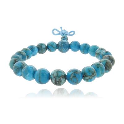 Teal Cats Eye Beaded Power Bracelet