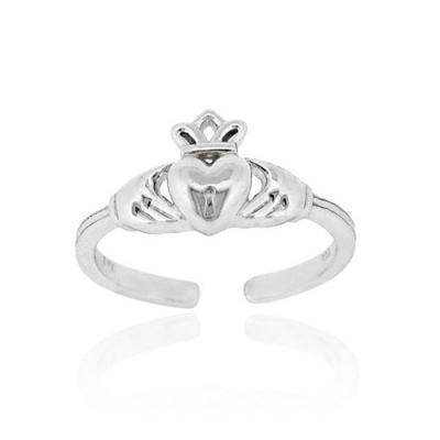 Sterling Silver Claddagh Toe Ring