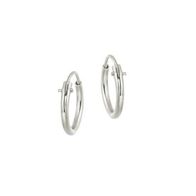 Silver Small polished Hoops/Hoop Earrings