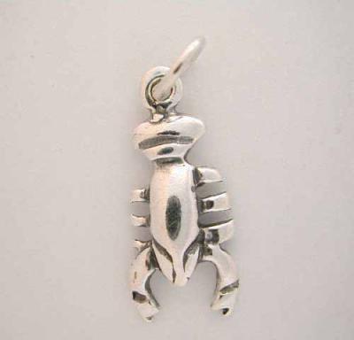 Silver SCORPION CHARM SCORPIO Zodiac