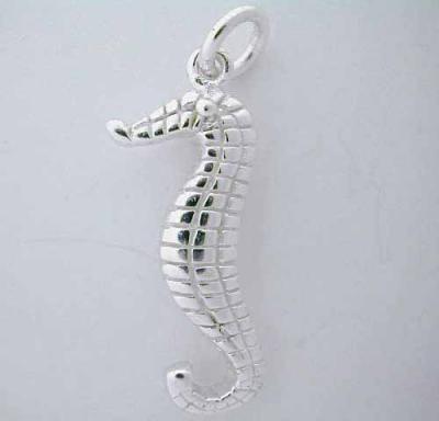 Silver * SEAHORSE CHARM * Sea horse Fish