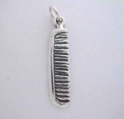 Silver Girl Hair Brush *COMB CHARM* Cute