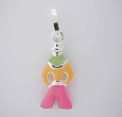 Sailor * MAN CHARM * Silver Enamel ITALY