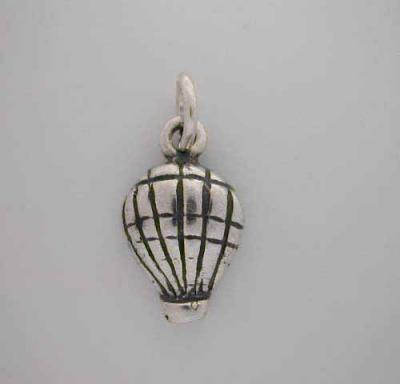 Silver Hot Air Balloon * CHARM * for bracelet