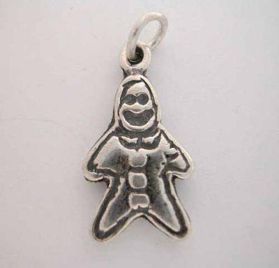 Silver HaLLoWeen GHOST CLOWN CHARM BhOO