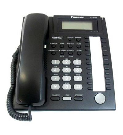 24 Button Speakerphone 3 Line LCD Black