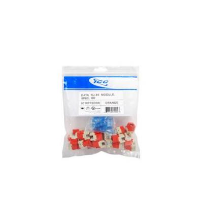 MODULE, CAT 5e, HD, 25 PK, ORANGE