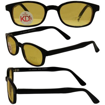Original KDs Biker Sunglasses with Yellow Lenses