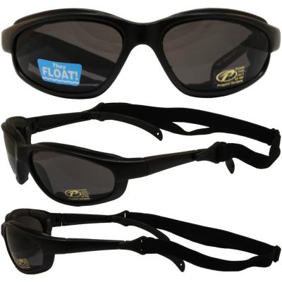 Freedom Padded Riding Glasses with Detacheable Strap - Smoke Lenses
