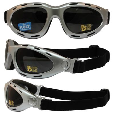 Dyno Value Riding Folding Goggles with Silver Frame and Smoke Lens