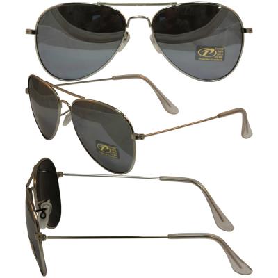 Aviator Silver Frame and Smoke Lenses