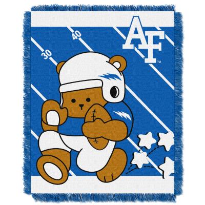 Air Force  OFFICIAL Collegiate 'Half Court' Baby Woven Jacquard Throw