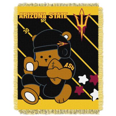 Arizona State  OFFICIAL Collegiate 'Half Court' Baby Woven Jacquard Throw