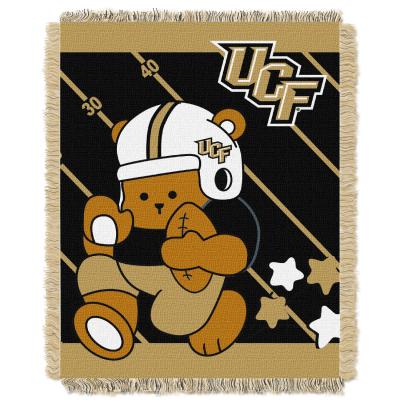 Central Florida  OFFICIAL Collegiate 'Half Court' Baby Woven Jacquard Throw