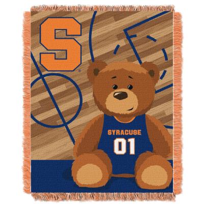 Syracuse OFFICIAL Collegiate 'Half Court' Baby Woven Jacquard Throw