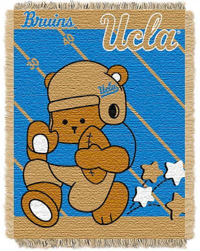 UCLA  OFFICIAL Collegiate 'Half Court' Baby Woven Jacquard Throw