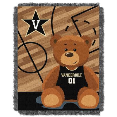 Vanderbilt  OFFICIAL Collegiate 'Half Court' Baby Woven Jacquard Throw