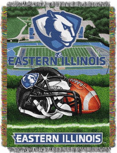 Eastern Illinois OFFICIAL Collegiate 'Home Field Advantage' Woven Tapestry Throw
