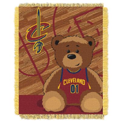 Cavaliers OFFICIAL National Basketball Association, 'Half-Court' Baby 36'x 46' Triple Woven Jacquard Throw  by The Northwest Company