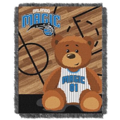 Magic OFFICIAL National Basketball Association, 'Half-Court' Baby 36'x 46' Triple Woven Jacquard Throw  by The Northwest Company