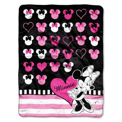 Mickey - Love Minnie Licensed 46'x 60' Micro Raschel Throw  by The Northwest Company