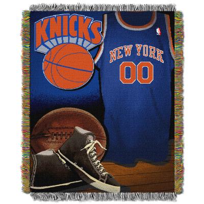 Knicks OFFICIAL National Basketball Association, 'Vintage' 48'x 60' Woven Tapestry Throw  by The Northwest Company