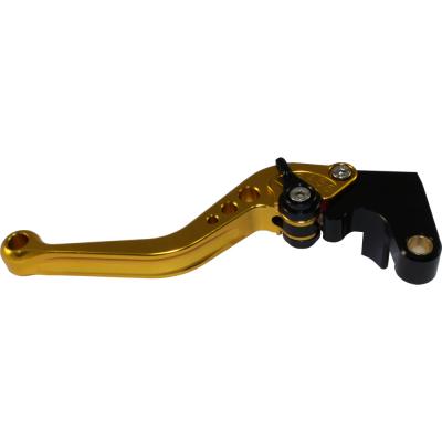 MotoProducts Shorty Gold Clutch Lever for Most Yamaha Sport Motorcycles 1999 and Newer AND 03-11 Honda CBR600RR