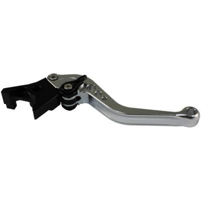 MotoProducts Shorty Silver Brake Lever for Most Current Suzuki, Kawasaki, and Some Yamaha