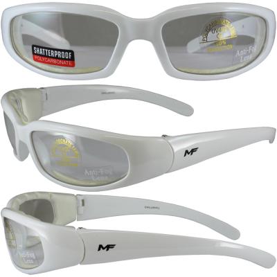 Chill White Frame Clear Lenses