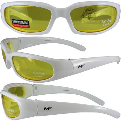 Chill White Frame Yellow Lenses