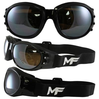 Vulcan Goggles with Driving Mirror Lenses