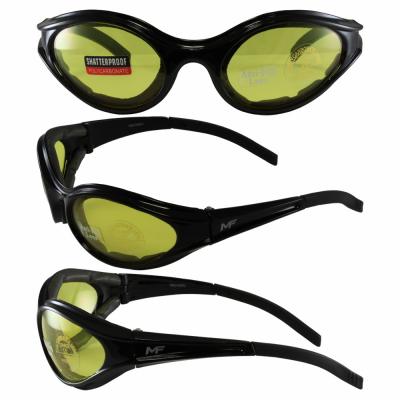 Freeride Black Frame Yellow Lenses