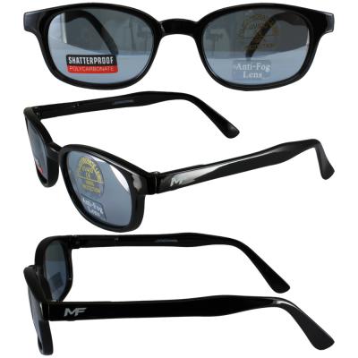 Lockdown Black Frame Blue Lenses