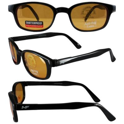 Lockdown Black Frame Orange Lenses